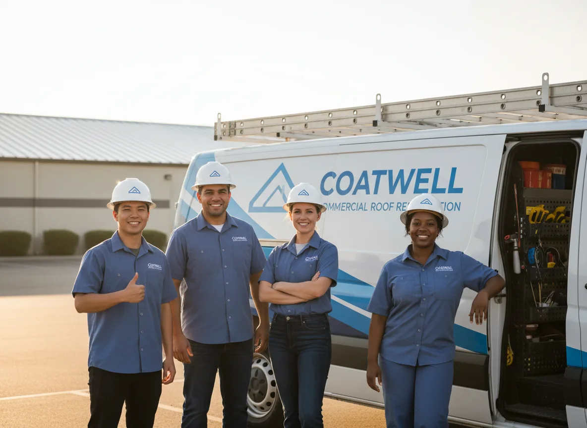 Commercial roof coating company in Prairie View, KS